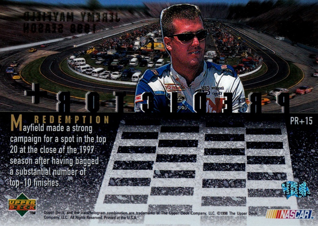 Photo Upper Deck Victory Circle Predictor Redemption Pr