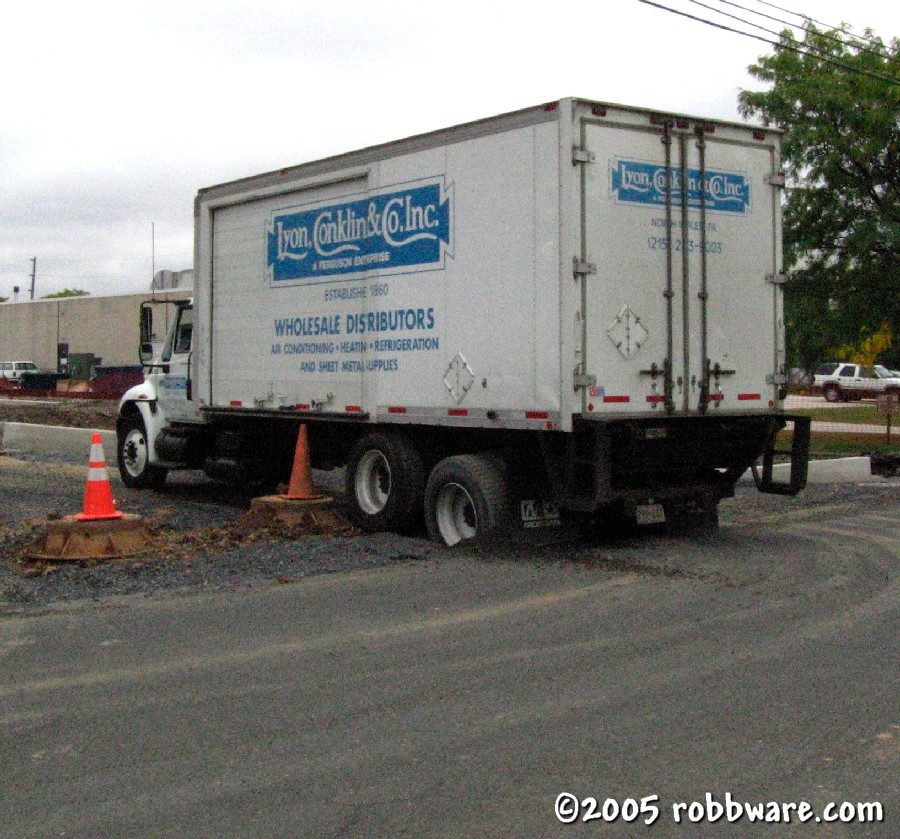 Truck Stuck in Mud - 10/10/2005