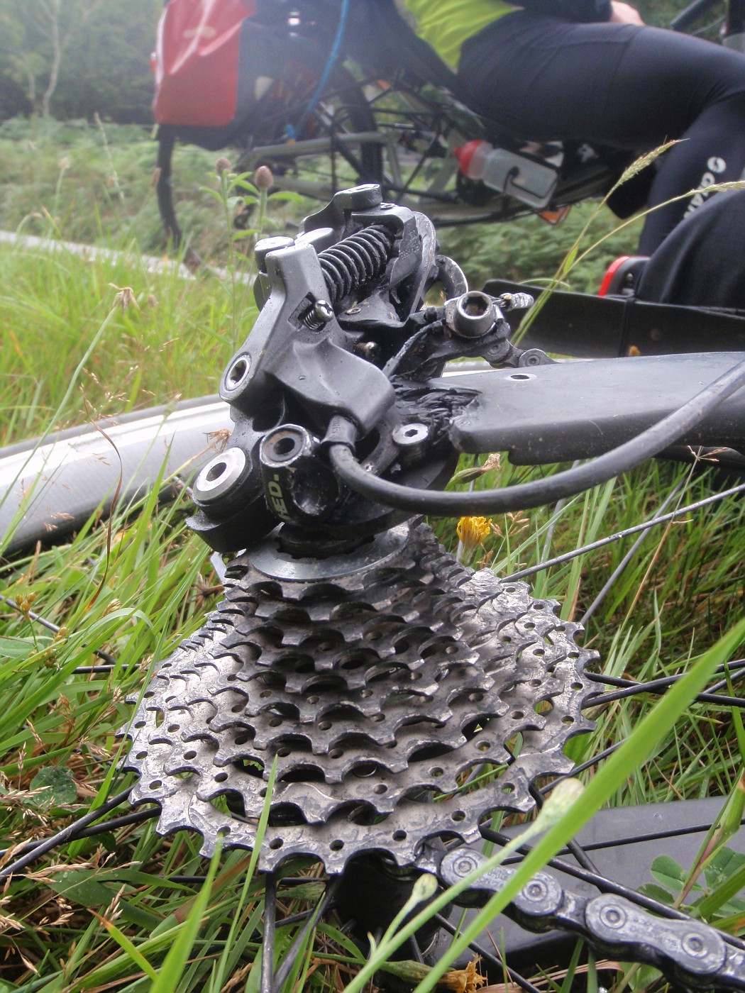 The right chain-stay is broken! :-(