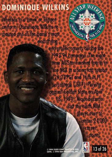1993-94 Fleer NBA Jam Session Dallas Mavericks Sheet Singles Fat Lever