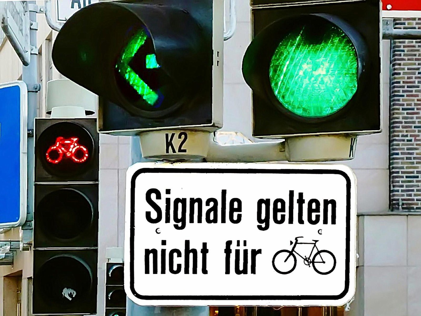 Kein Grün für Radler! :-(