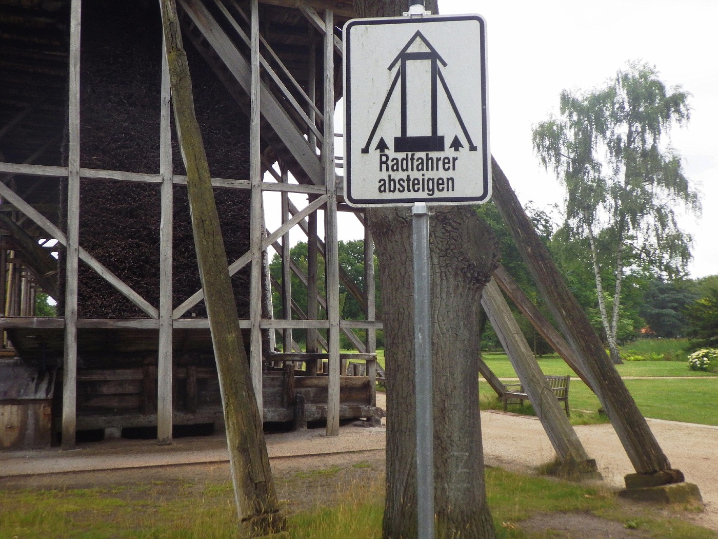 Gradierwerk der Saline Gottesgabe