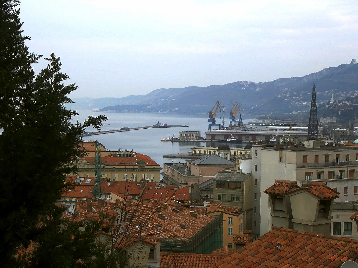 Vista su Trieste