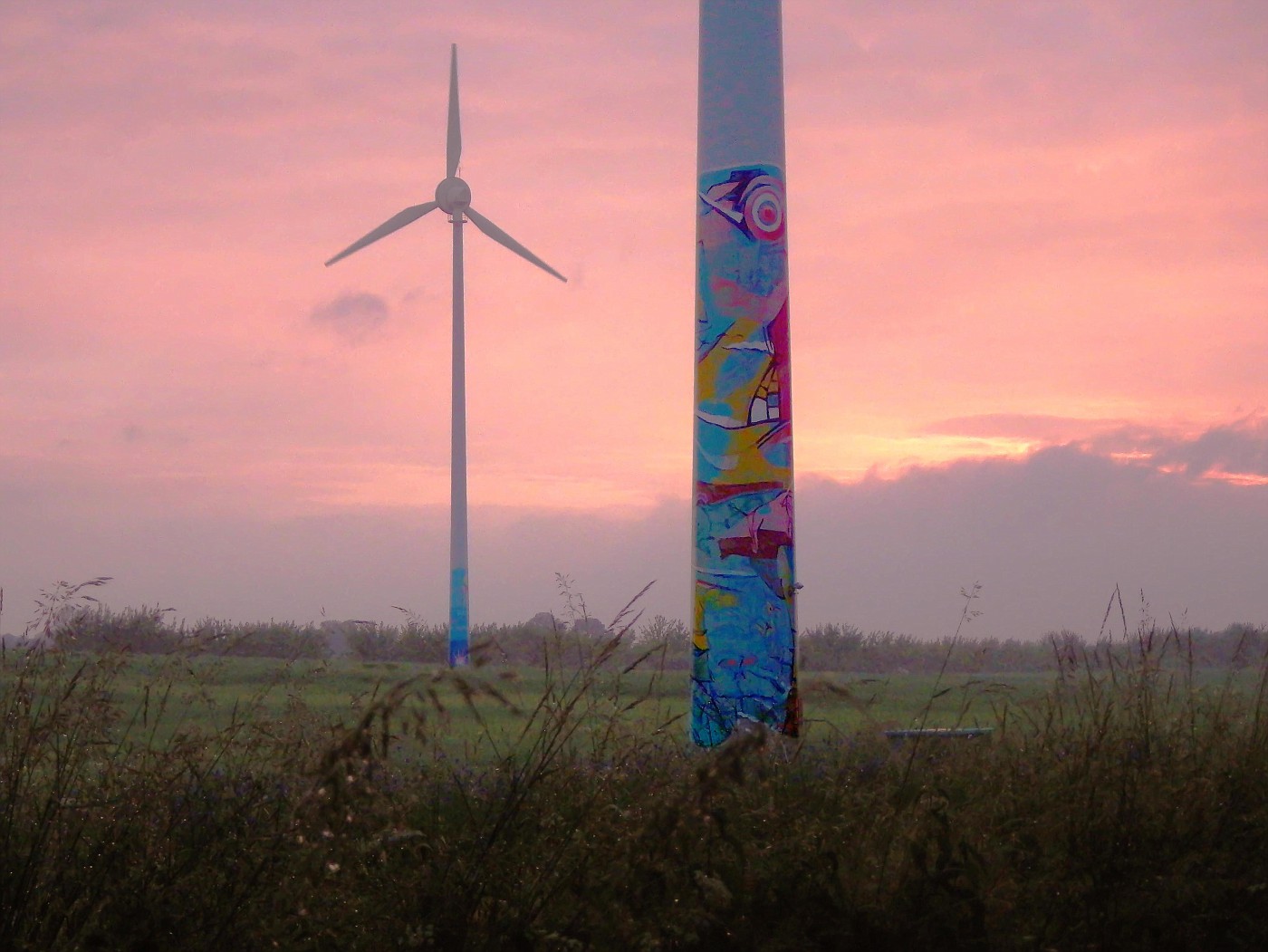 Regnerische Abendstimmung bei Lübow