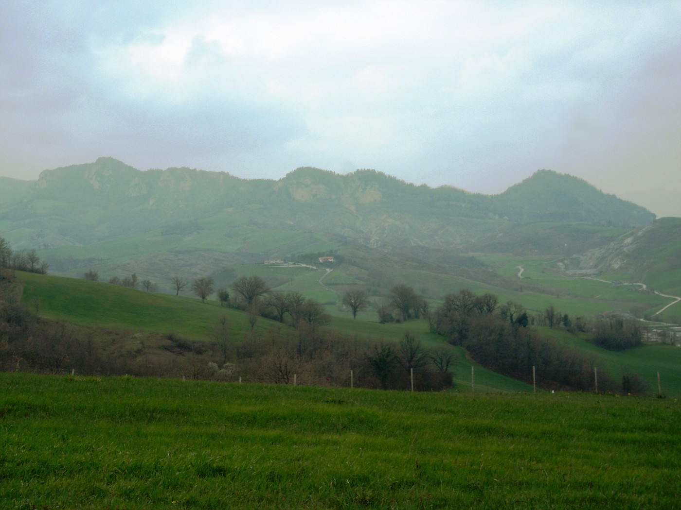 Paesaggio nei pressi di San Leo 