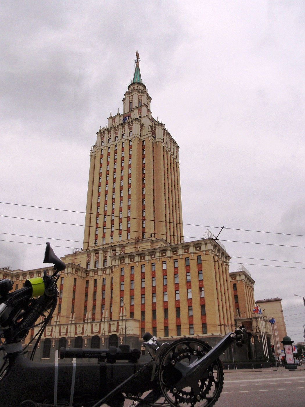 In Moscow on the way to the railway station