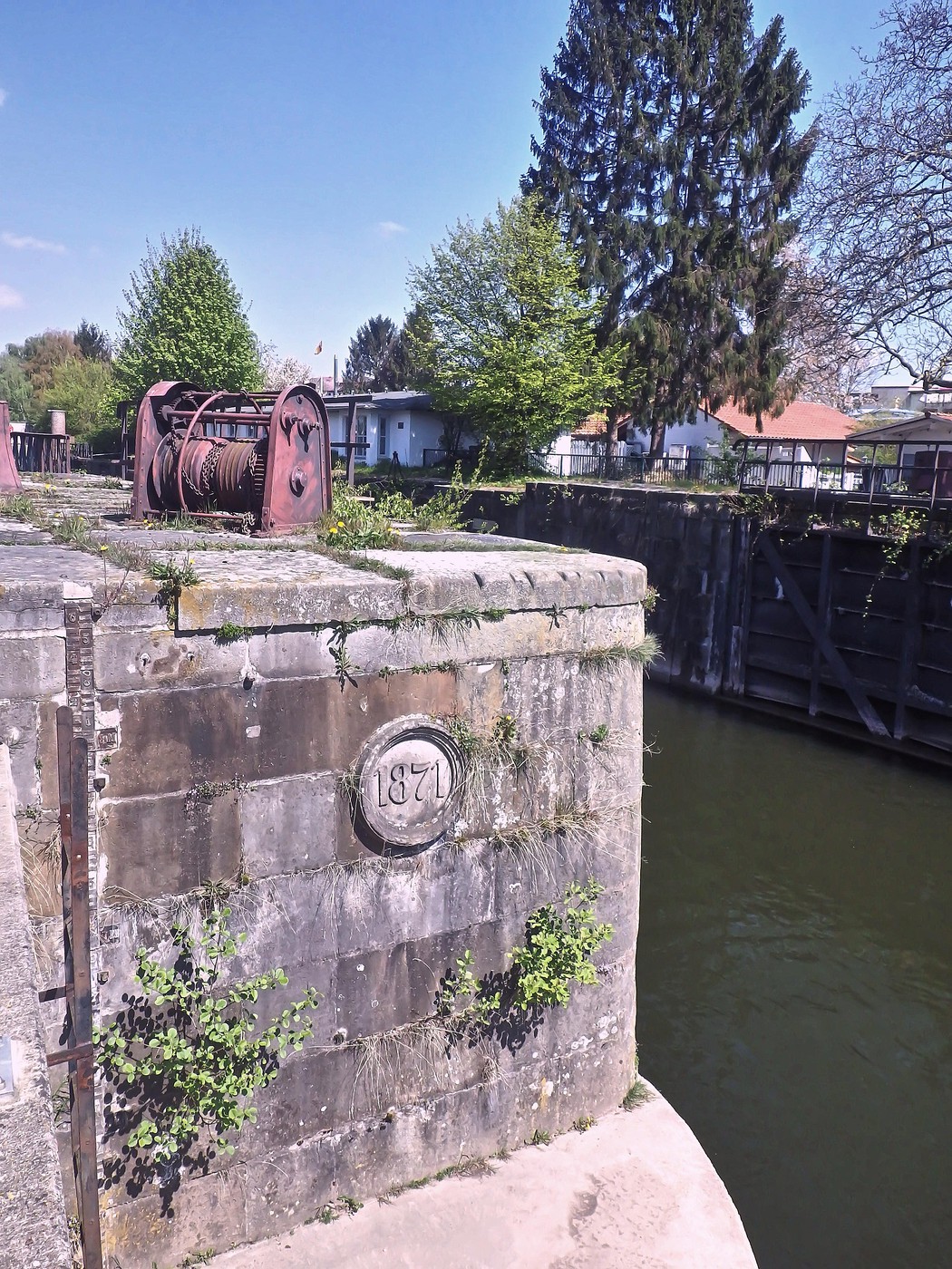 Schleuse auf dem Werder