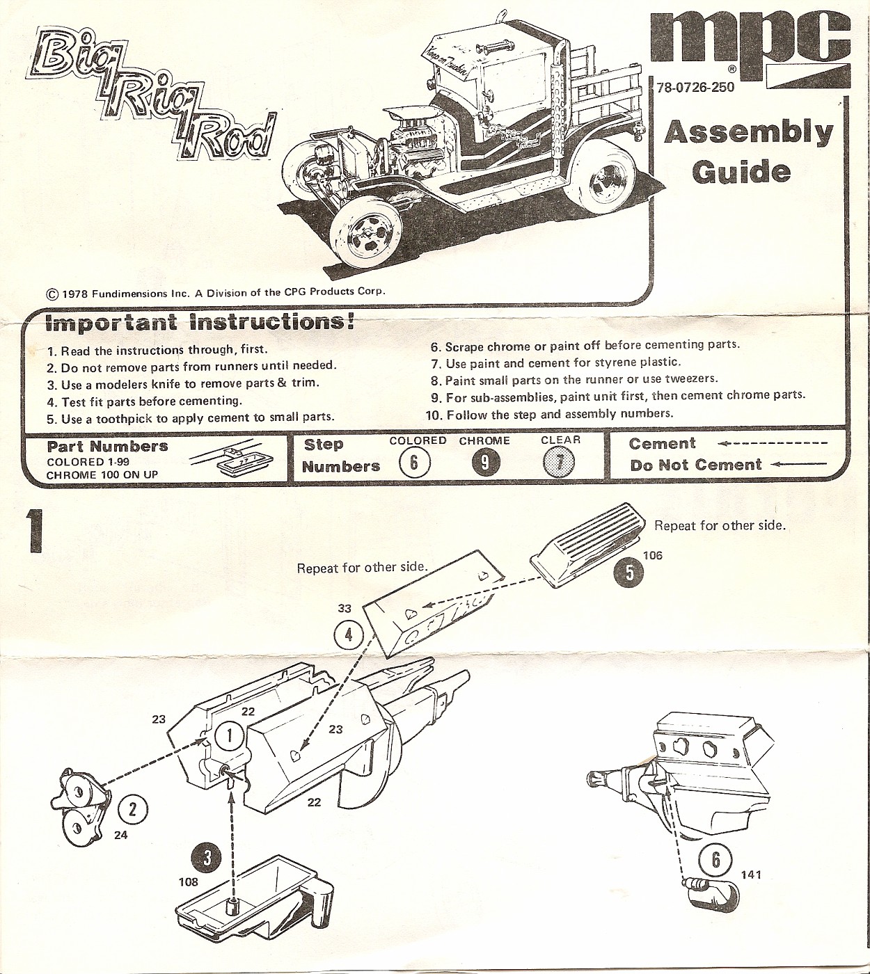 Mpc Big Rig Rod Photo: scan0001 | MPC Big Rig Rod #78-0726-250 album | DRASTIC PLASTICS ...