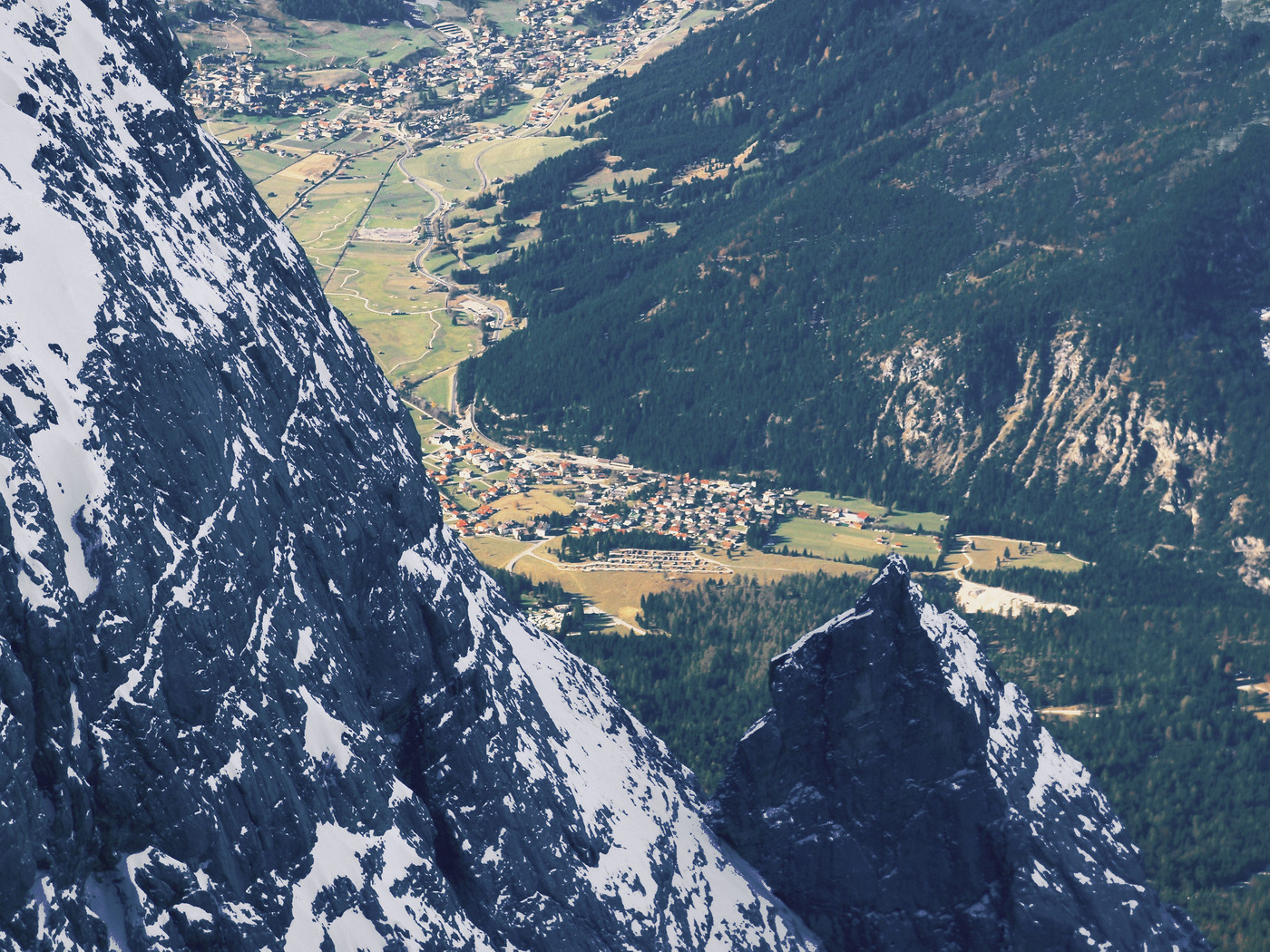 Blick von der Zugspitze