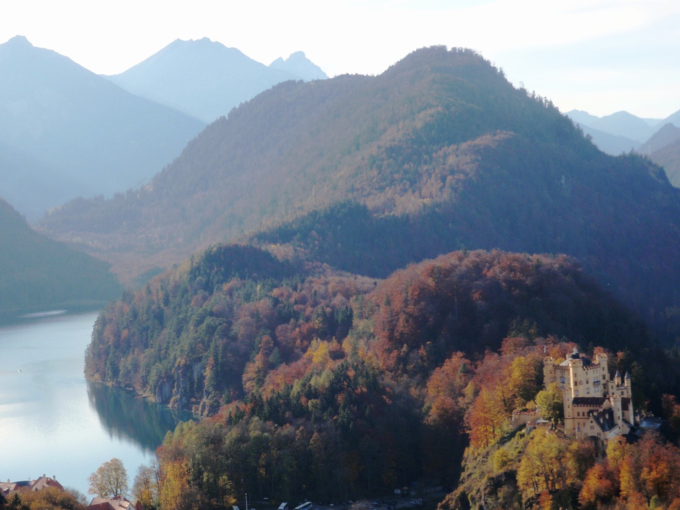 Blick auf Schloss Hohenschwangau