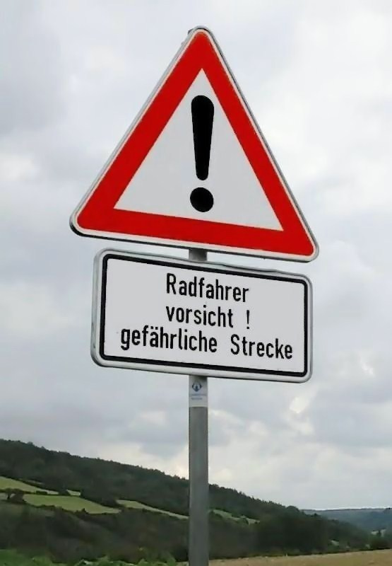 Gefährliche Strecke!