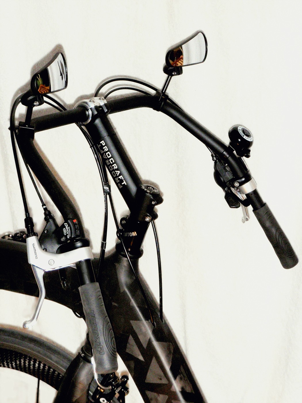 Mounted handlebars