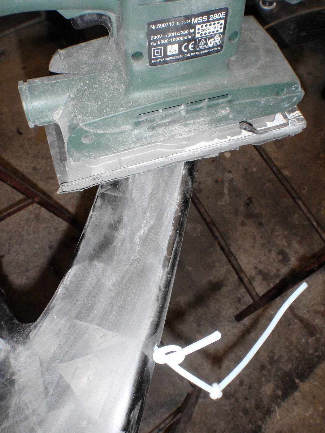 Grinding of the frame
