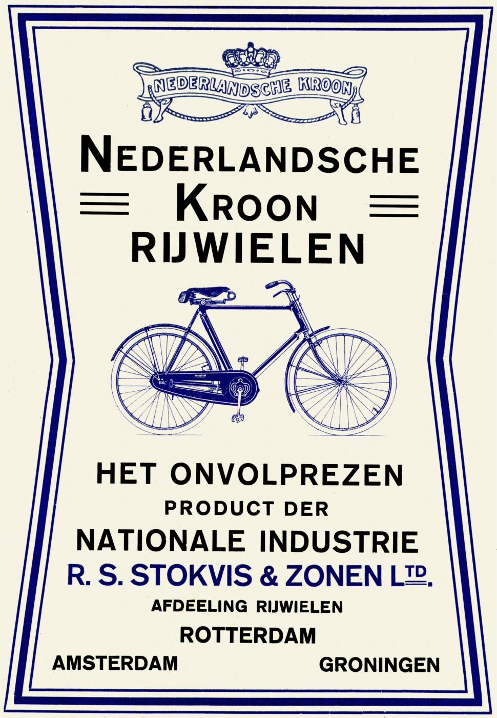 Nederlandsche Kroon Rijwielen 1917