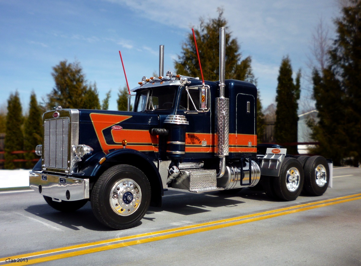 Photo: blue 359 127 left 41415 | Peterbilt 359-127 from the Revell ...