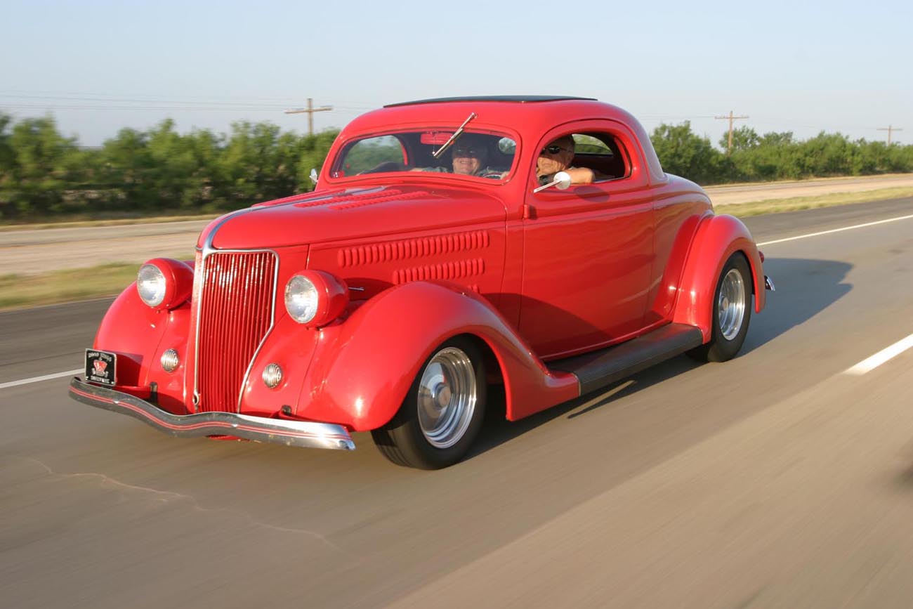 Photo Coupe driving PiersonBrosCoupe?.jpg Bob Pierson 1936 Ford