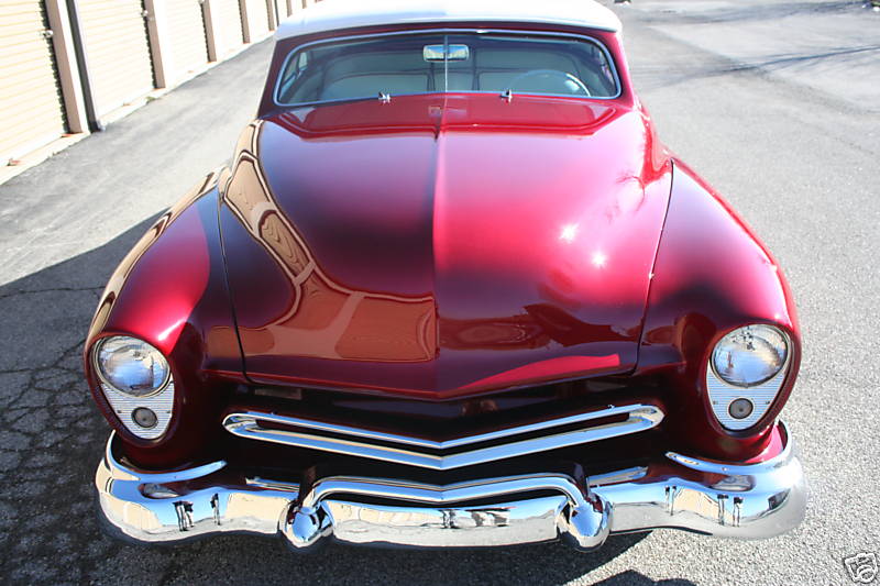 1951 Mercury Candy Red Convertible album Rik Hoving Custom Car