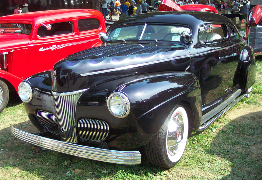 Photo: 1941-Ford-black-flames-ggr | '41 Ford Customs album | Rik Hoving ...