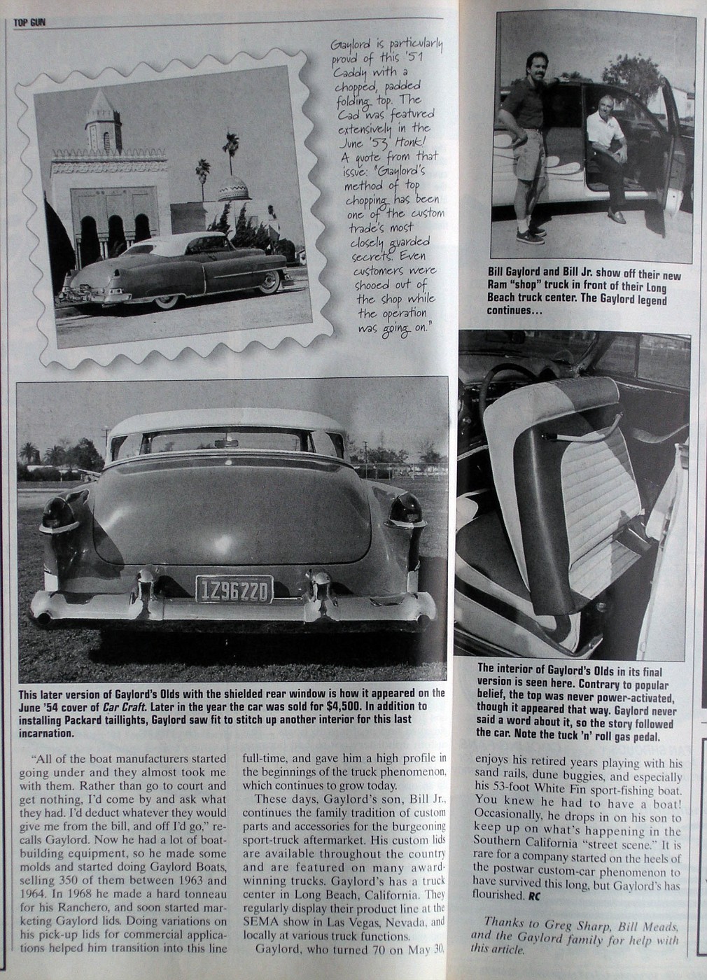 Gaylord Interiors and Tops album Rik Hoving Custom Car Photo