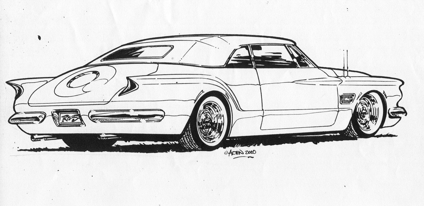 Custom Car Drawings