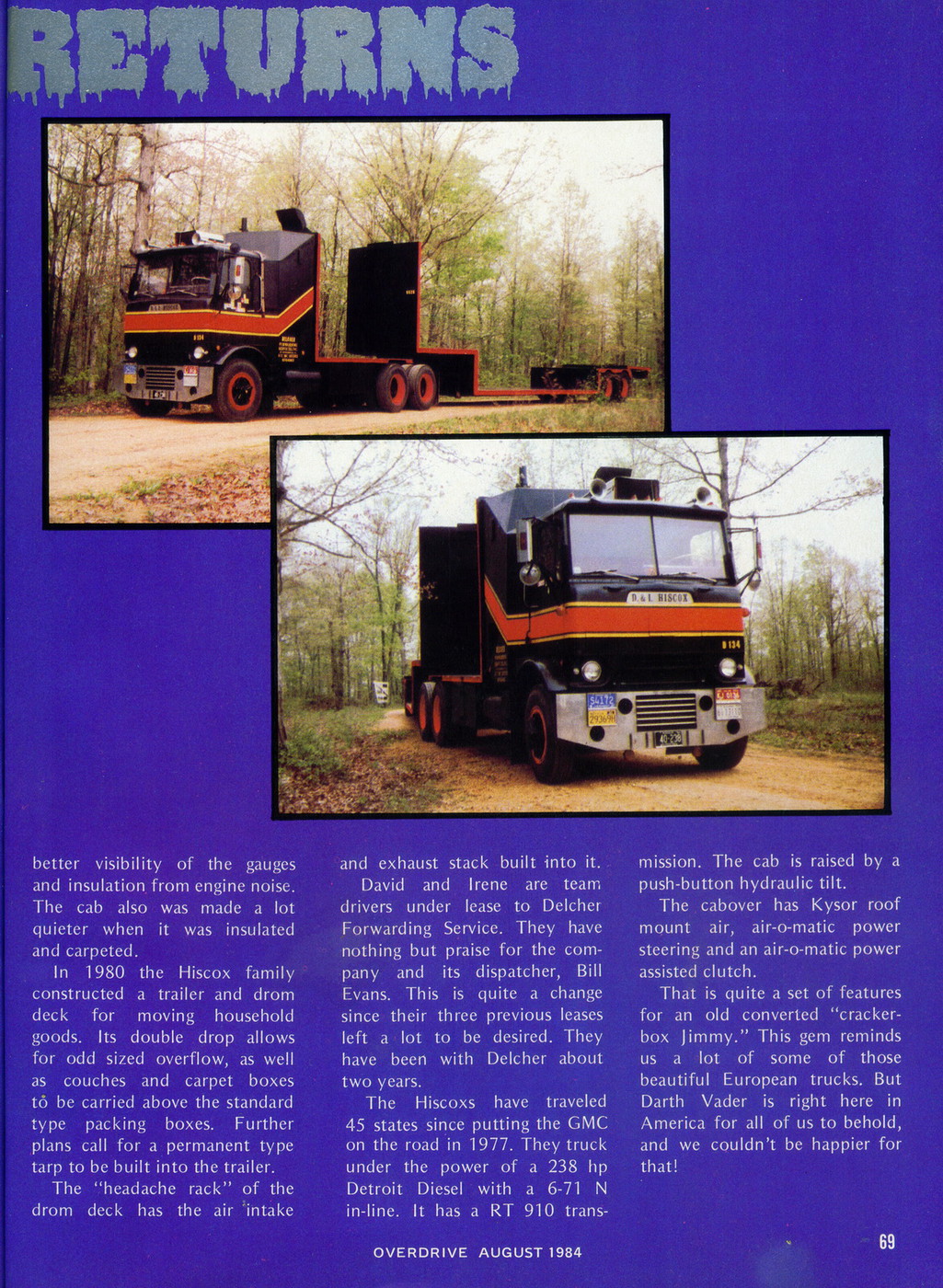 08 Overdrive Magazine August 1986 album | Dutch Model 