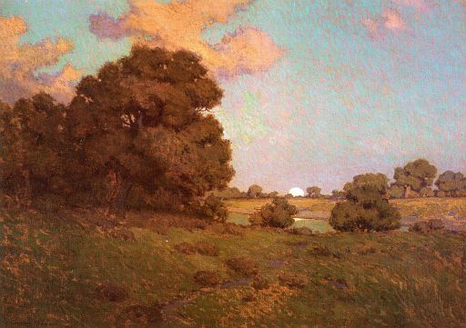 Moonlight, San Mateo Salt Marshes (1911)