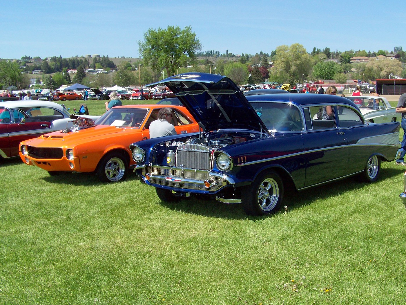 Photo Omak car show 2012 006 Tri Five 55 56 57 Chevy Gassers album