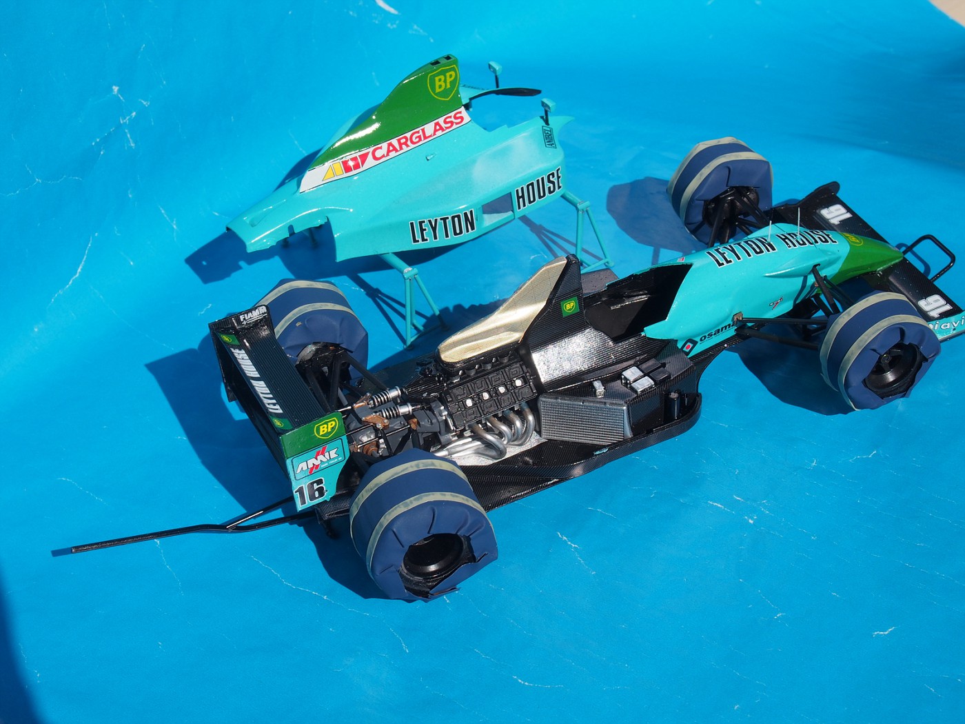 自動車 TAMIYA LEYTON HOUSE CG901B Model Build: Tamiya Leyton House CG901B restoration – F1 27