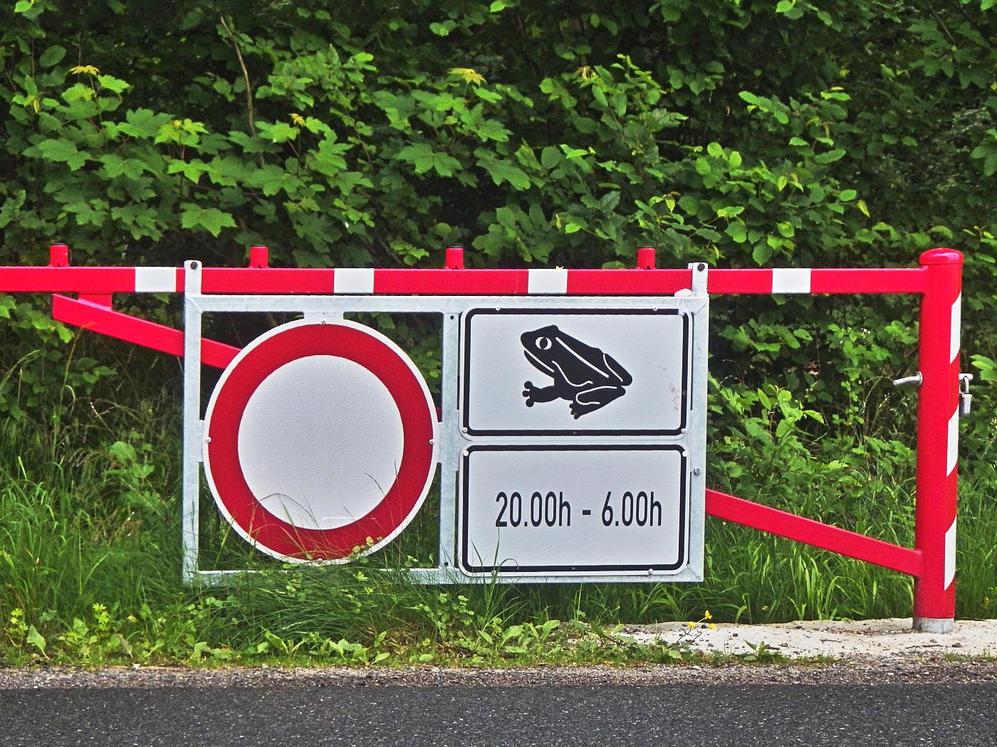 Im Oderwald werden nachts die Straßen abgesperrt.