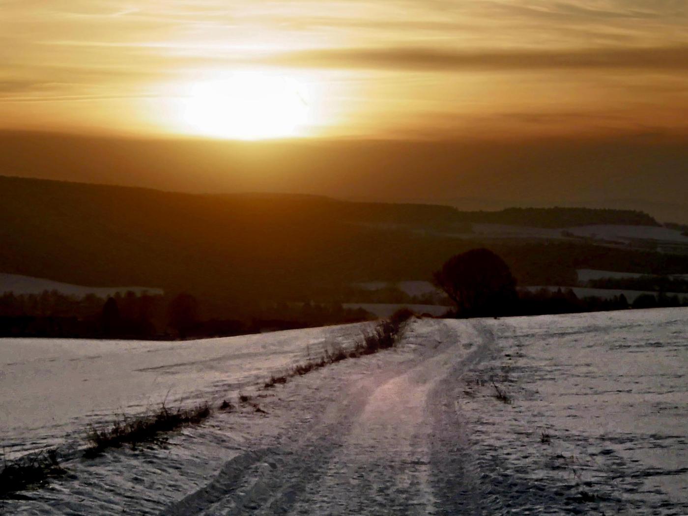 Trübe Wintersonne