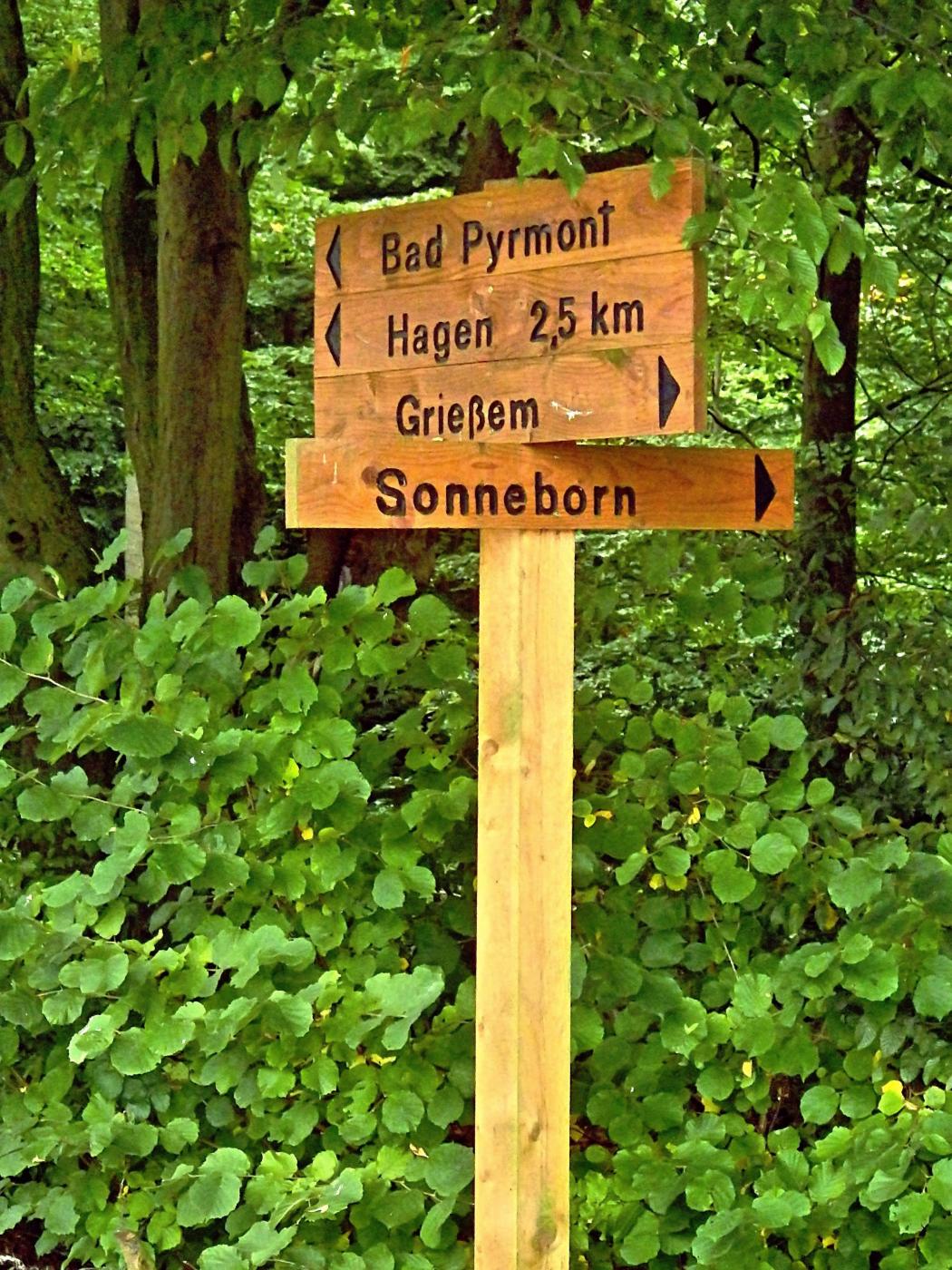 Neues Schild zeigt den Heimweg