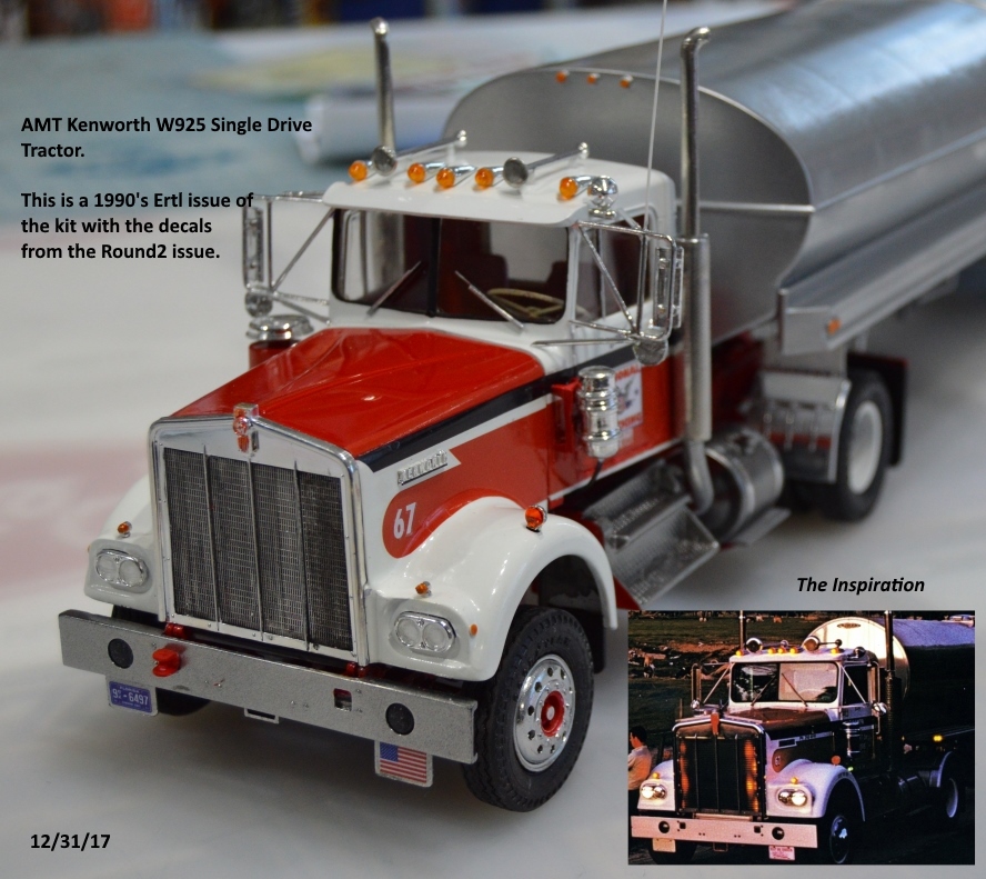 Photo: AMT Kenworth W925 built as a single drive. This was the