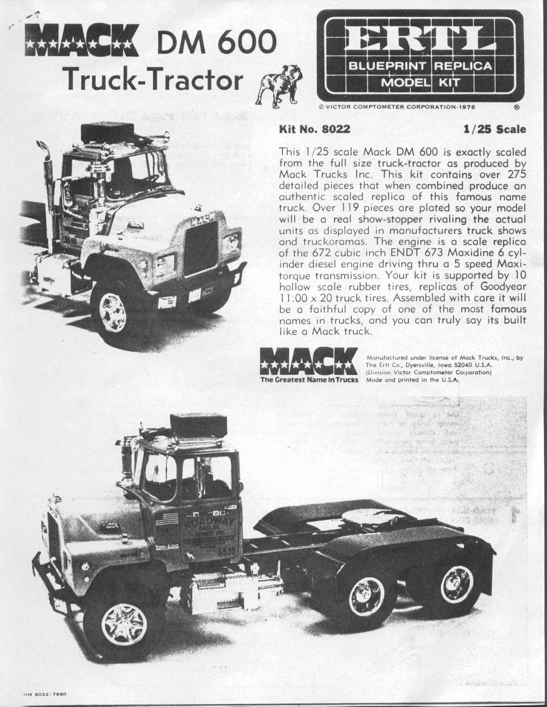 Photo: Mack DM600-01 | 8022 Mack DM600 Ertl 1-25 album