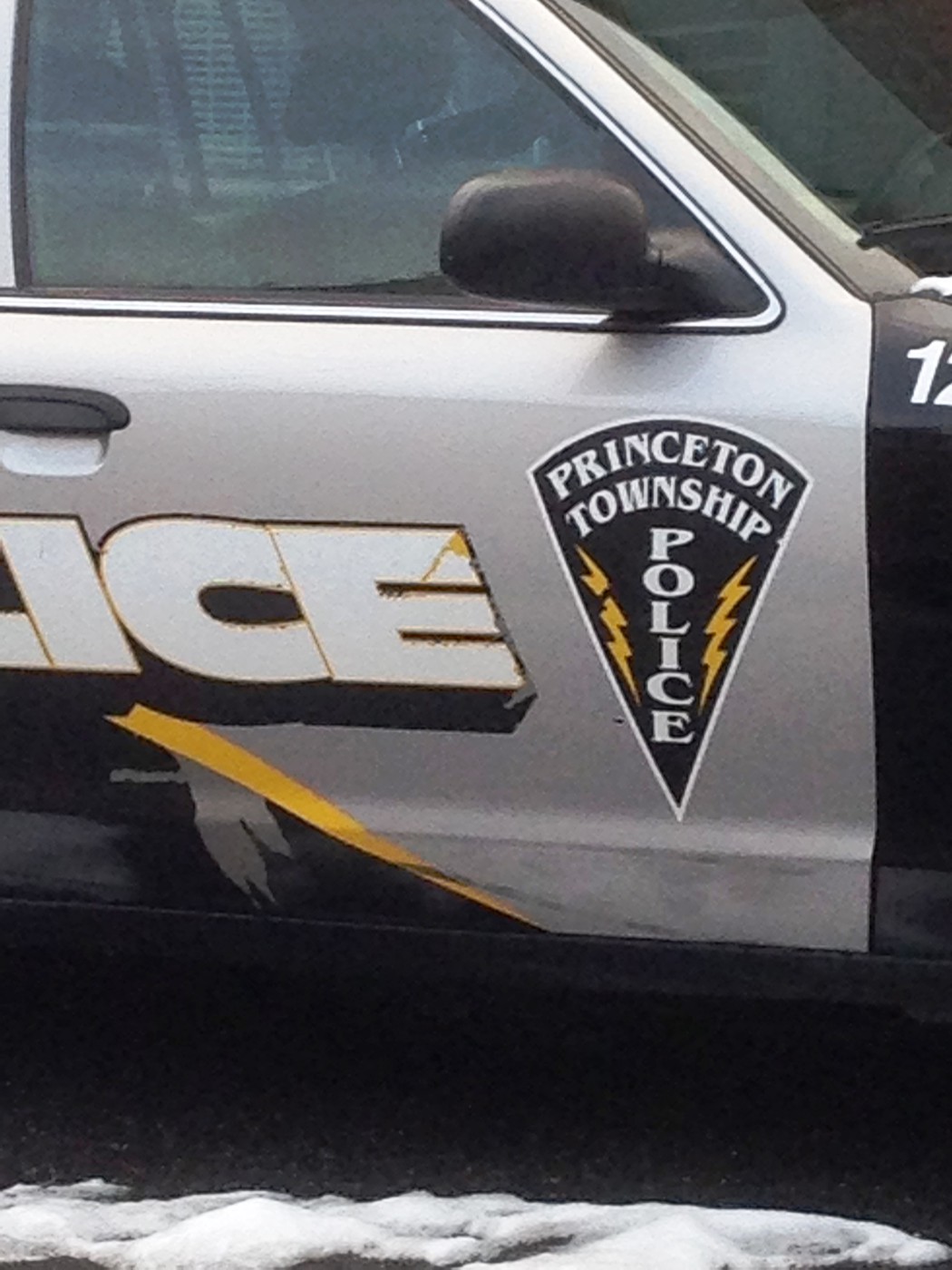 Photo NJ Princeton Twp Police Door Ari Maas album copcar dot com