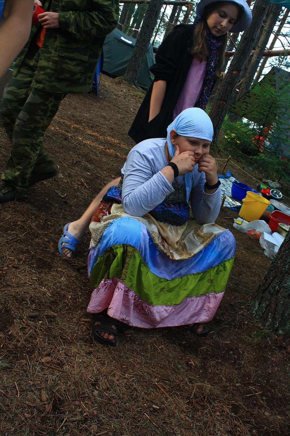 Палаточный лагерь хачин