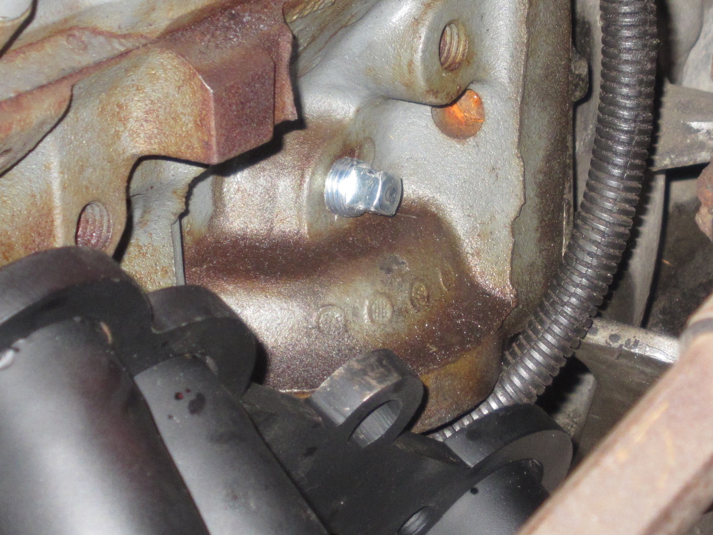 How to remove oil pressure sensor near oil filter? El Camino Central