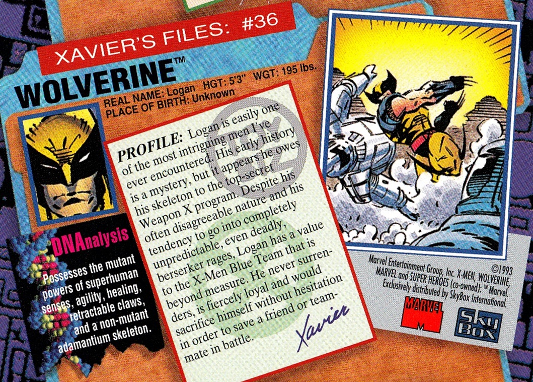 1993 X-Men 2 Toy Biz #036 (2)