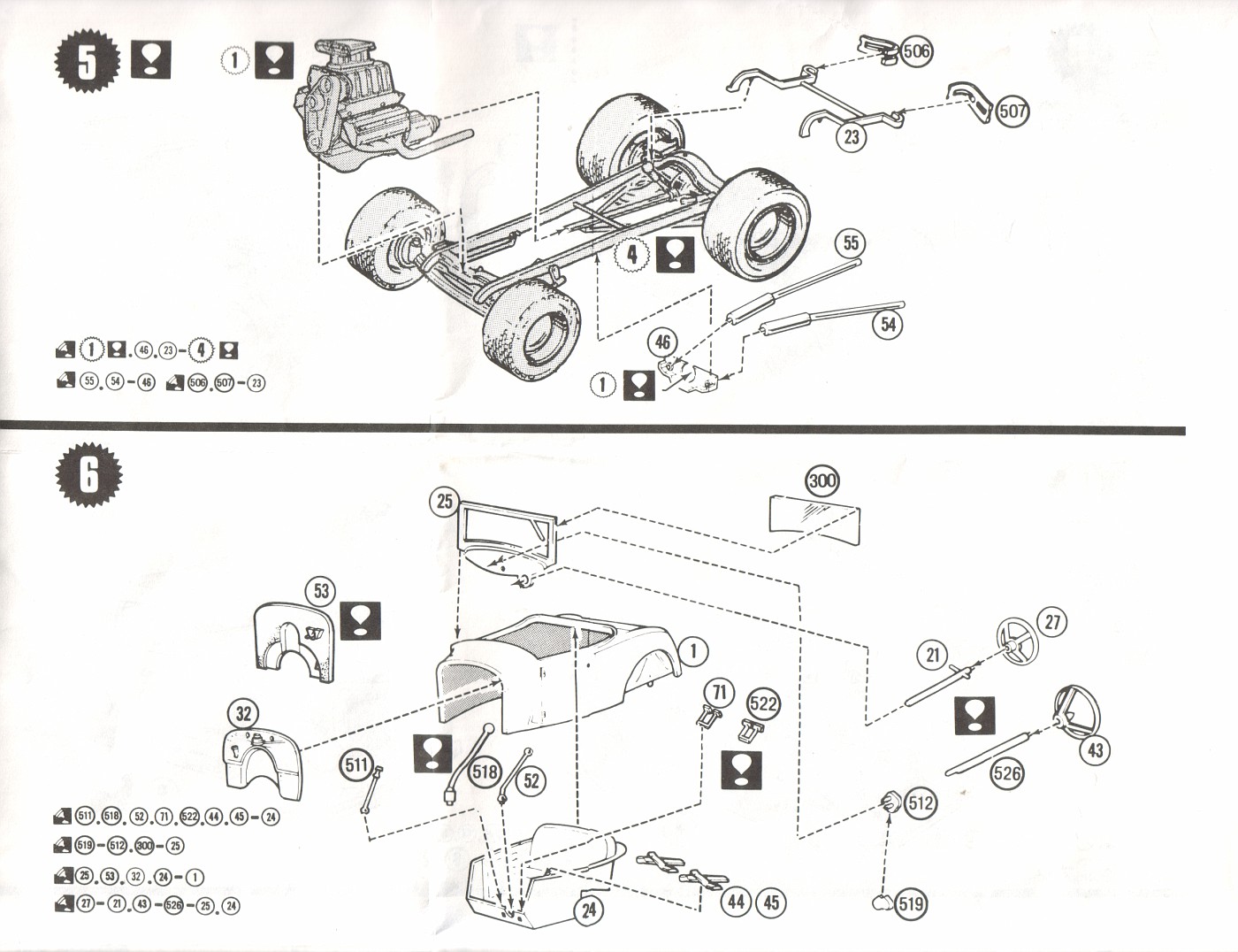 Photo: ford 29 model A AMT ERTL #6572 1986 Instruction sheet pg 5 | AMT ...