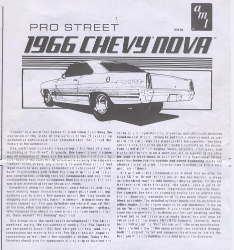 AMT '66 Nova Pro Street