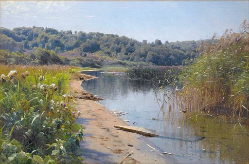 Summer Reflections on a Lake, Silkeborg (undated)