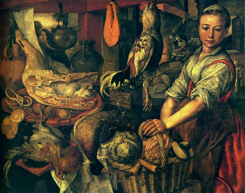 Мясная лавка картина голландского художника