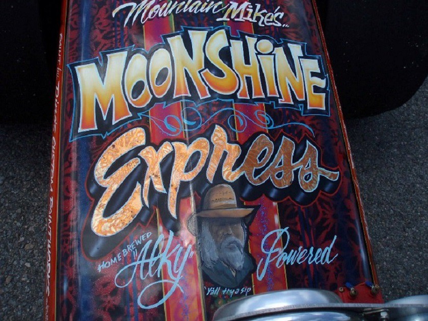 Photo: MOONSHINE EXPRESS | CUSTOM PAINTING  ,PINSTRIPES,LETTERING,FLAMES,WILD PAINT WORK,ETC. II album | LOUD-PEDAL |  , photo and video sharing made easy.