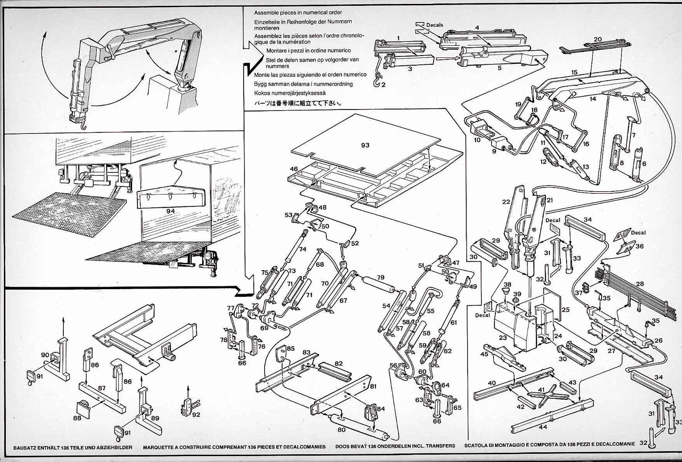 1/24 ITALERI TRUCK CONVERSION KIT POUR MAQUETTE DE CAMION 776 | UK