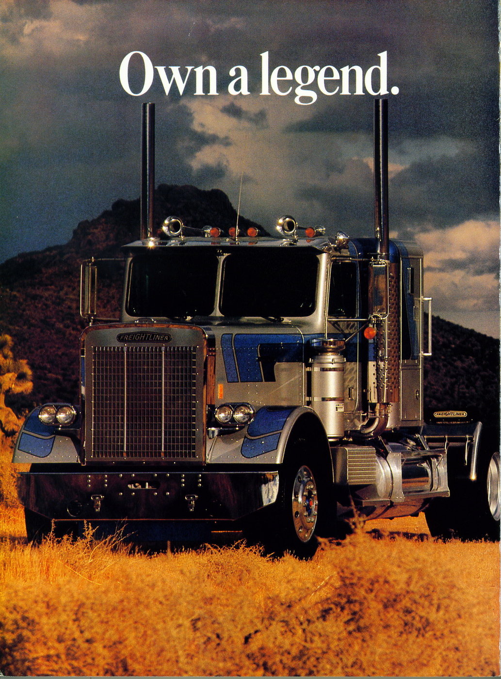 Photo: September 1981 Freightliner Ad | 09 Overdrive Magazine