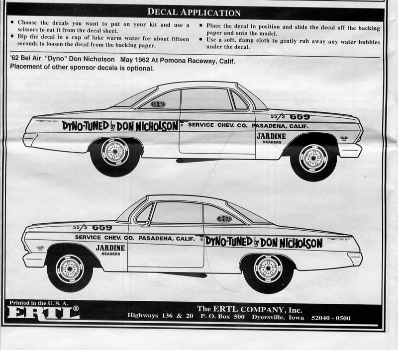 Photo: 1962 Chevrolet Bel Air Dyno Don Nicholson Page 12 | AMT '62 Bel ...