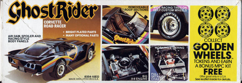 Ghost Rider Corvette Photo: 1982 Chevrolet Corvette GhostRider Box 3 | MPC GhostRider ...
