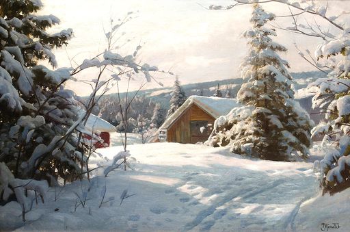 Sunlit Winter Landscape (1922)