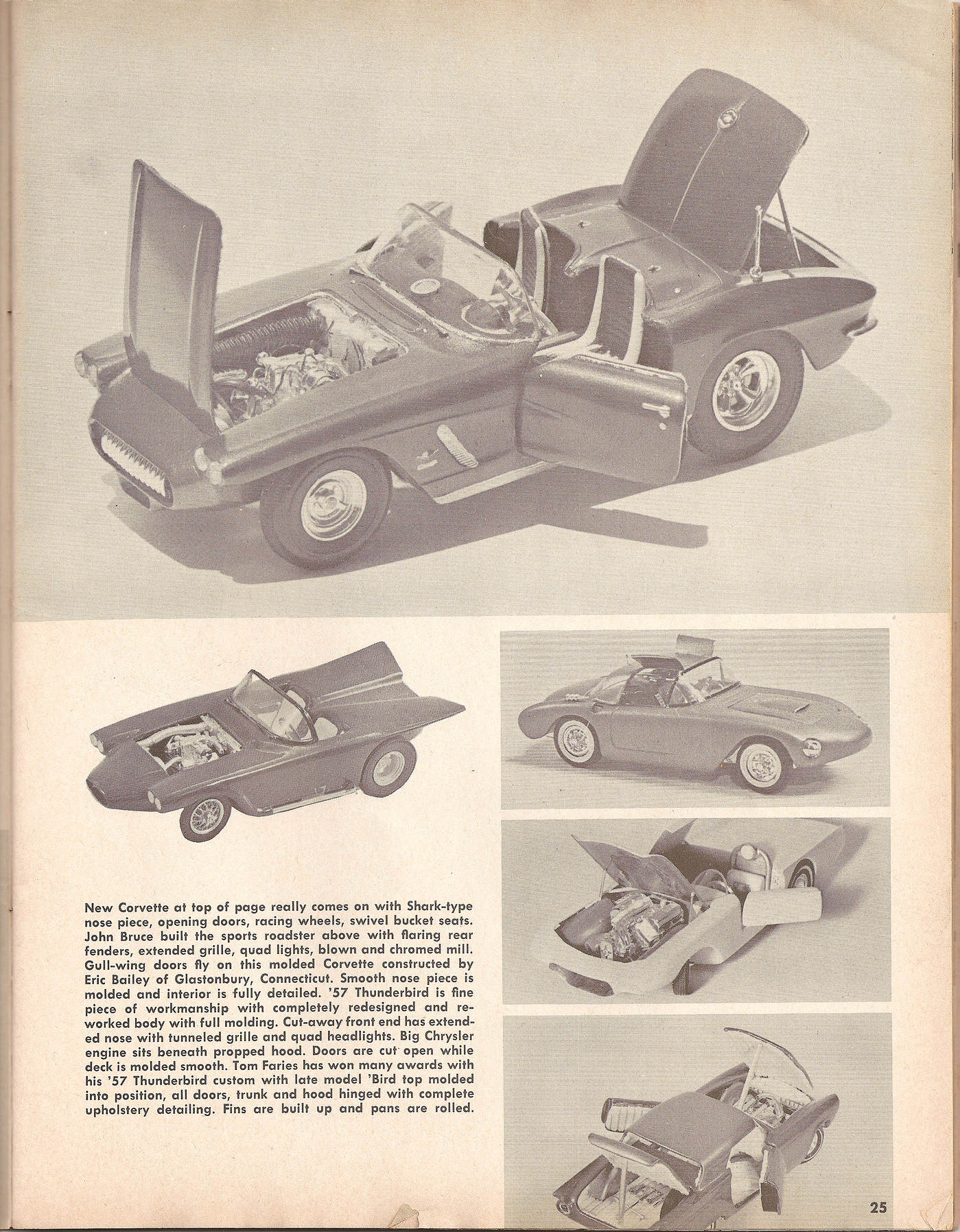Photo AMT Model Car Handbook pg 25 AMT Model Car Handbook 1962