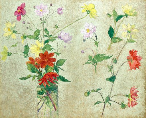 Bouquet and Study of Flowers (1900-10)