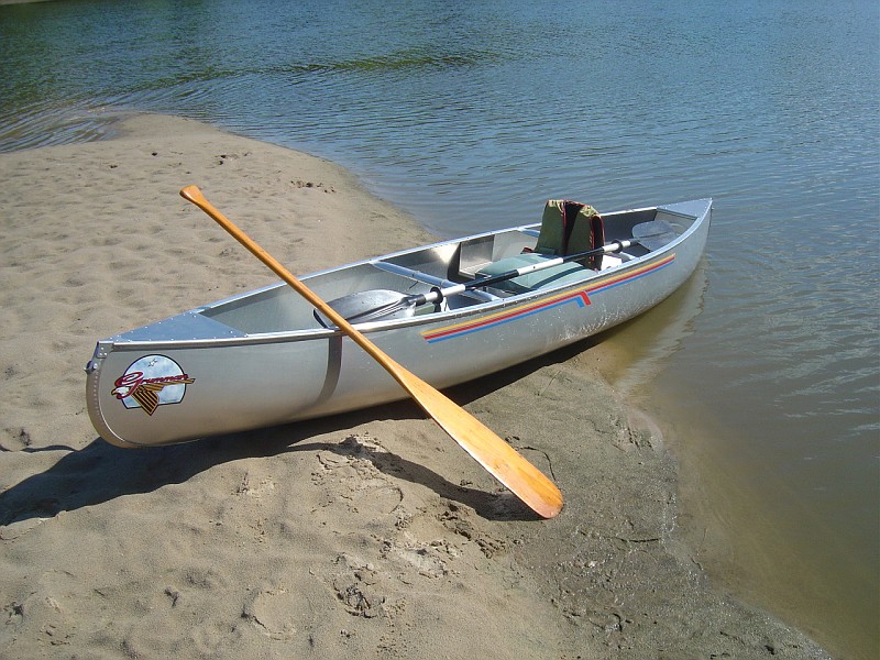 Grumman 129 Solo Canoe Fishing